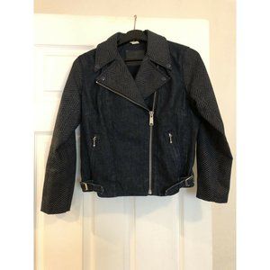 Levis Size M Denim Herringbone Moto Jacket Women